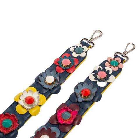 fendi strap you flowerland nera|Women's Designer Shoulder Straps & Bag Accessories .